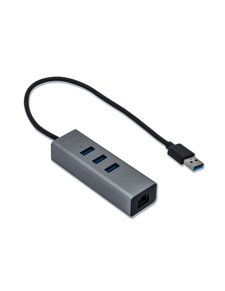 i-tec Metal U3METALG3HUB hub di interfaccia USB 3.2 Gen 1 (3.1 Gen 1) Type-A 5000 Mbit/s Grigio