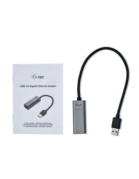 i-tec Metal U3METALGLAN scheda di rete e adattatore Ethernet 1000 Mbit/s
