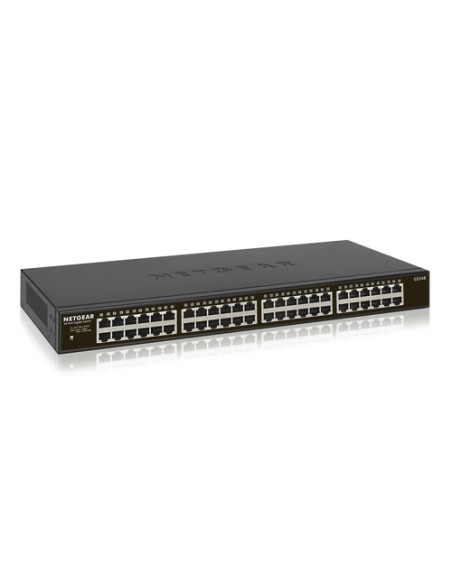 NETGEAR GS348 Non gestito Gigabit Ethernet (10/100/1000) 1U Nero