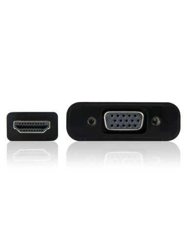 Vultech SN21707 cavo e adattatore video 1 m VGA (D-Sub) HDMI tipo A (Standard) Nero