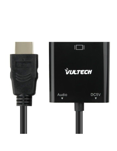 Vultech SN21707 cavo e adattatore video 1 m VGA (D-Sub) HDMI tipo A (Standard) Nero