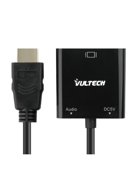 Vultech SN21707 cavo e adattatore video 1 m VGA (D-Sub) HDMI tipo A (Standard) Nero