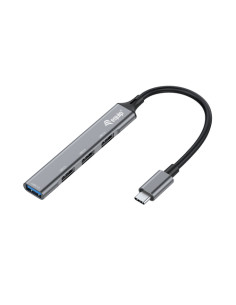 Equip 128961 hub di interfaccia USB 3.2 Gen 1 (3.1 Gen 1) Type-C 5000 Mbit/s Nero, Grigio