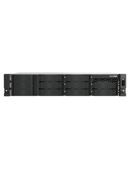 QNAP TS-855EU-8G server NAS e di archiviazione Armadio (2U) Intel Atom® C5125 8 GB DDR4 0 TB QuTS hero Nero