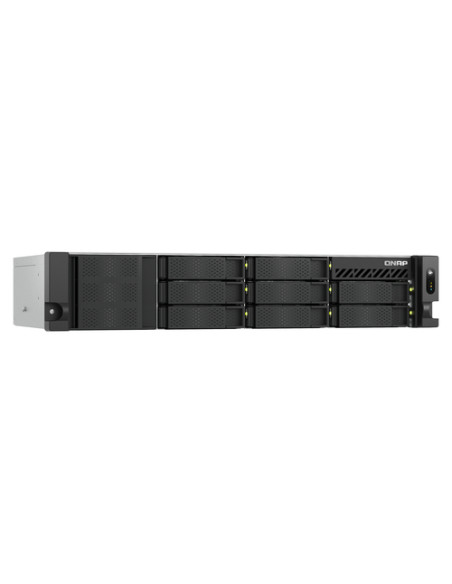 QNAP TS-855EU-8G server NAS e di archiviazione Armadio (2U) Intel Atom® C5125 8 GB DDR4 0 TB QuTS hero Nero