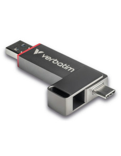 Verbatim Dual QuickStick unità flash USB 512 GB USB Type-A / USB Type-C 3.2 Gen 1 (3.1 Gen 1) Grigio