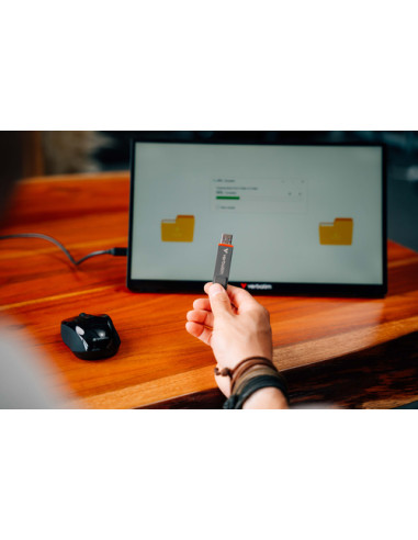 Verbatim Dual QuickStick unità flash USB 512 GB USB Type-A / USB Type-C 3.2 Gen 1 (3.1 Gen 1) Grigio