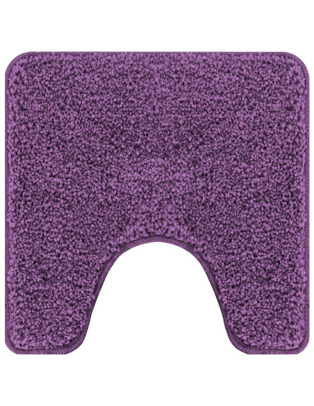 Set di 3 tappetini da bagno viola in polipropilene antiscivolo
