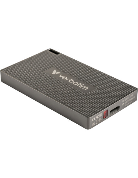 Verbatim 32031 unità esterna a stato solido 1 TB USB tipo-C USB 3.2 Gen 2x2 Grigio