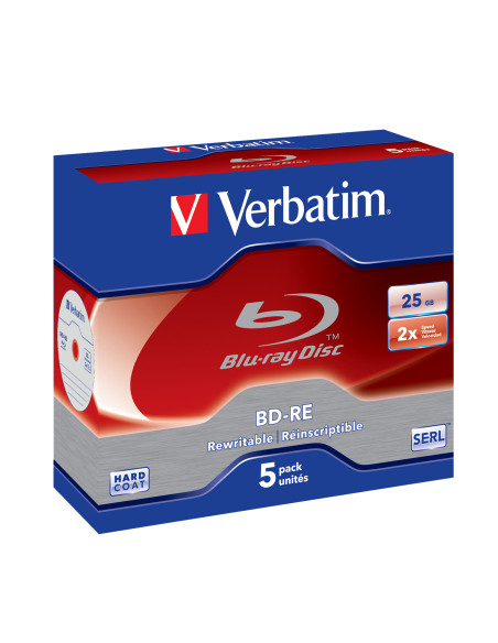 Verbatim 43615 disco vergine Blu-Ray BD-RE 25 GB 5 pz