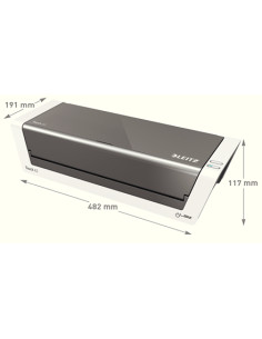 Leitz 74744000 plastificatrice Plastificatrice a caldo 1000 mm/min Antracite, Bianco 2