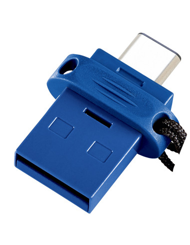 Verbatim Dual - Memoria USB 3.0 da 32 GB - USB-C / USB-A - Blu