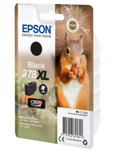 Epson Squirrel Singlepack Black 378XL Claria Photo HD Ink 2