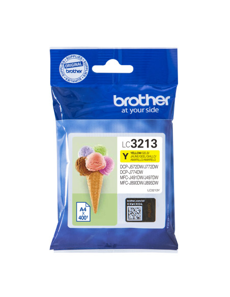 Brother LC3213Y cartuccia d'inchiostro 1 pz Originale Giallo