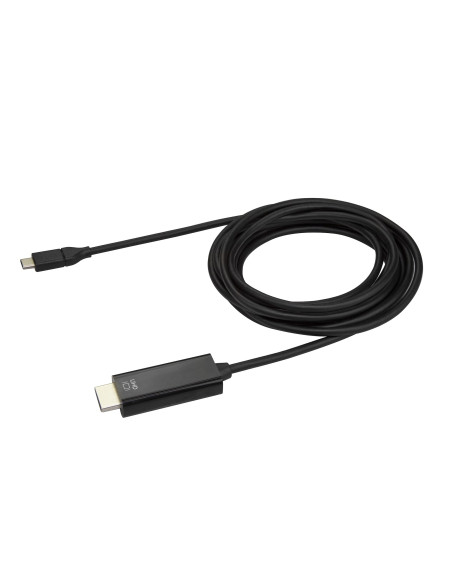 StarTech.com Cavo USB-C a HDMI da 3m - Cavetto USB 3.1 Tipo C a HDMI - 4k a 60Hz - Nero