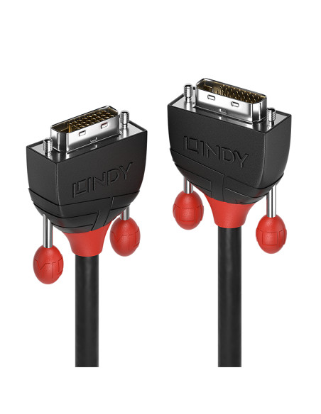 Lindy 36252 cavo DVI 2 m DVI-D Nero