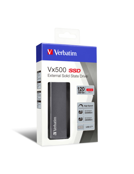 Verbatim SSD esterno Vx500 USB 3.1 Gen 2 120 GB