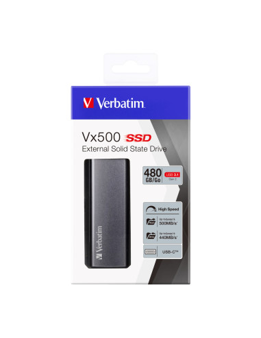 Verbatim SSD esterno Vx500 USB 3.1 Gen 2 480 GB