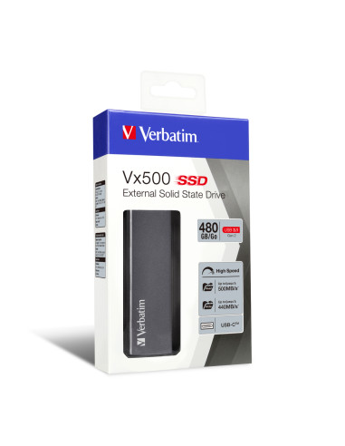 Verbatim SSD esterno Vx500 USB 3.1 Gen 2 480 GB