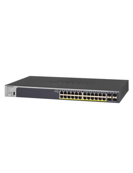 NETGEAR GS728TPP Gestito L2/L3/L4 Gigabit Ethernet (10/100/1000) Supporto Power over Ethernet (PoE) 1U Nero