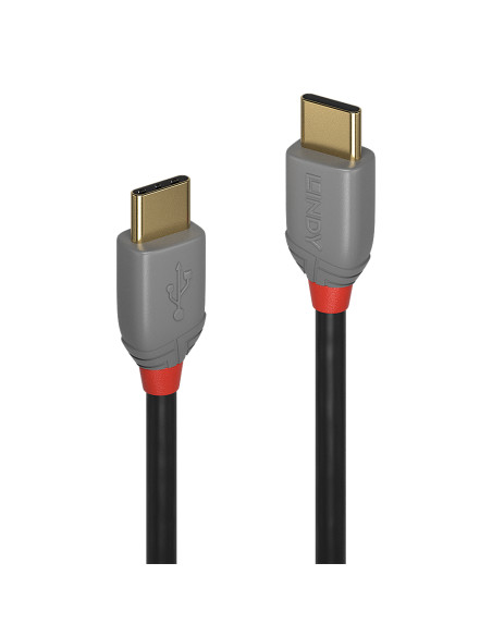 Lindy 36870 cavo USB USB 2.0 0,5 m USB C Nero, Grigio