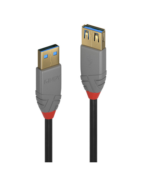 Lindy 36763 cavo USB USB 3.2 Gen 1 (3.1 Gen 1) 3 m USB A Nero