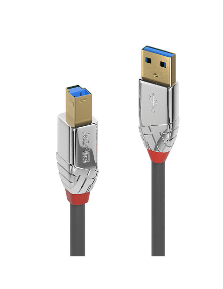 Lindy 36664 cavo USB USB 3.2 Gen 1 (3.1 Gen 1) 5 m USB A USB B Grigio
