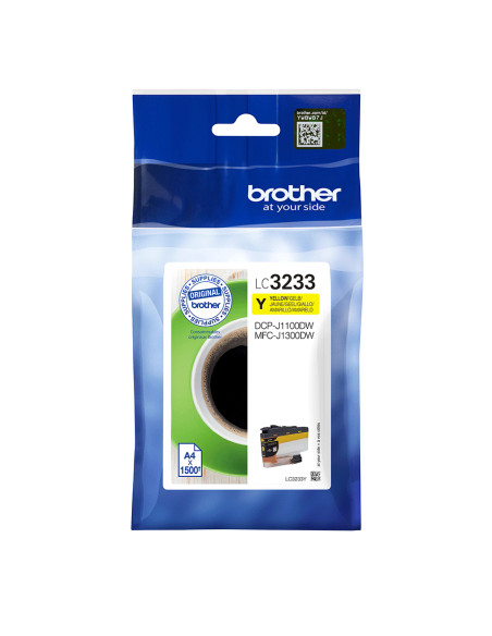 Brother LC3233Y cartuccia d'inchiostro 1 pz Originale Giallo