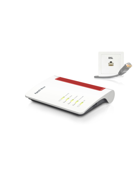 FRITZ!Box 7530 INT router wireless Gigabit Ethernet Dual-band (2.4 GHz/5 GHz) Bianco