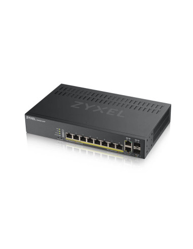 Zyxel GS1920-8HPV2 Gestito Gigabit Ethernet (10/100/1000) Supporto Power over Ethernet (PoE) Nero