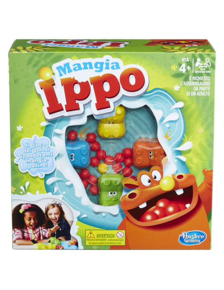 Hasbro Gaming Mangia Ippo (gioco in scatola, Gaming)