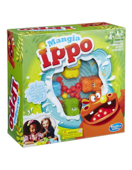 Hasbro Gaming Mangia Ippo (gioco in scatola, Gaming)