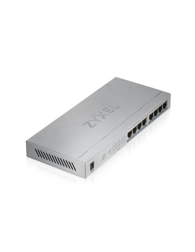Zyxel GS1008HP Non gestito Gigabit Ethernet (10/100/1000) Supporto Power over Ethernet (PoE) Grigio