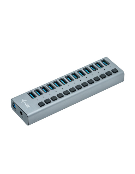 i-tec U3CHARGEHUB13 Caricabatterie per dispositivi mobili Universale Grigio AC Interno