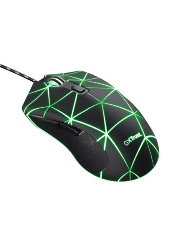 Trust GXT 133 Locx mouse Gaming Mano destra USB tipo A Ottico 4000 DPI