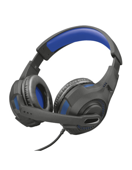 Trust GXT 307B Ravu Gaming Headset for PS4 Auricolare Cablato A Padiglione Nero, Blu