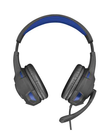 Trust GXT 307B Ravu Gaming Headset for PS4 Auricolare Cablato A Padiglione Nero, Blu