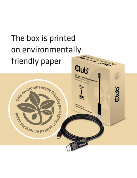 CLUB3D cac-1557 USB C Displayport 1.4 Nero