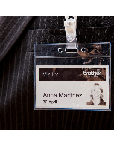 Brother QL-600B stampante per etichette (CD) Termica diretta 300 x 600 DPI 71 mm/s Cablato DK