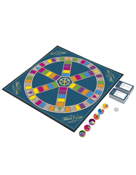 Hasbro Gaming Trivial Pursuit , gioco in scatola, sfida trivial, da 16 anni in su, per 2-6 giocatori