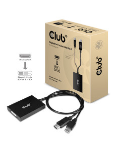 CLUB3D cac-1010 Displayport/usb DVI-I Daul link Nero, Bianco 2