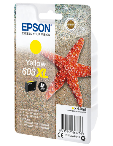 Epson Singlepack Yellow 603XL Ink