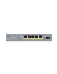 Zyxel GS1350-6HP-EU0101F switch di rete Gestito L2 Gigabit Ethernet (10/100/1000) Supporto Power over Ethernet (PoE) Grigio 2