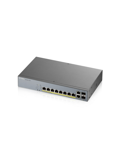 Zyxel GS1350-12HP-EU0101F switch di rete Gestito L2 Gigabit Ethernet (10/100/1000) Supporto Power over Ethernet (PoE) Grigio