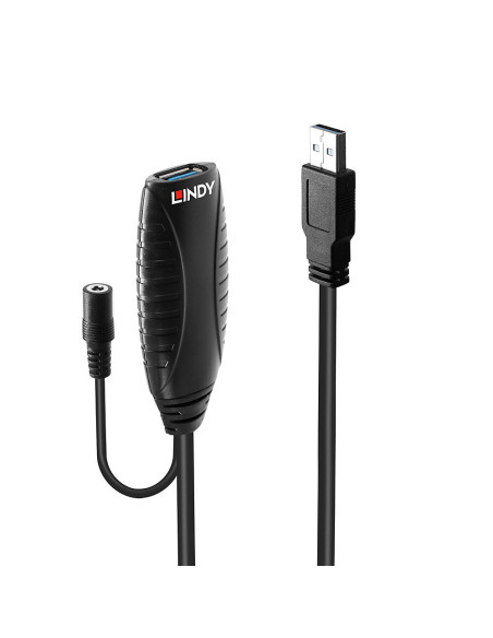 Lindy 43156 cavo USB USB 3.2 Gen 1 (3.1 Gen 1) 10 m USB A Nero