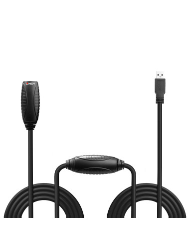 Lindy 43156 cavo USB USB 3.2 Gen 1 (3.1 Gen 1) 10 m USB A Nero