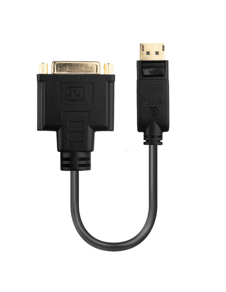 Lindy 41004 cavo e adattatore video 0,15 m DisplayPort DVI-D Nero