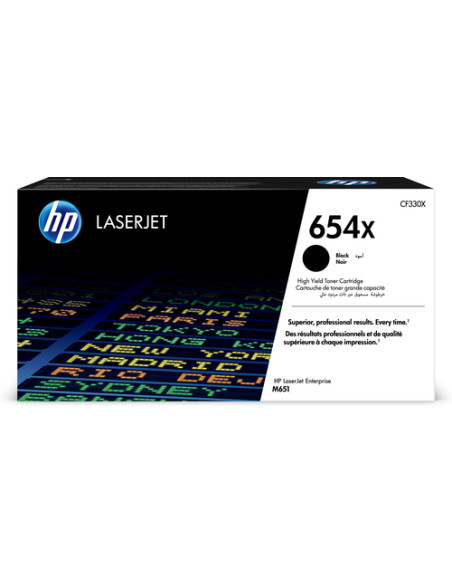 HP Cartuccia Toner originale nero ad alta capacità LaserJet 654X