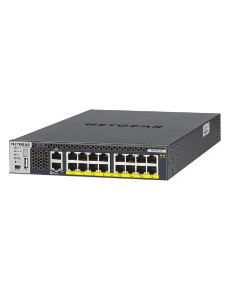 NETGEAR M4300-16X Gestito L3 10G Ethernet (100/1000/10000) Supporto Power over Ethernet (PoE) 1U Nero