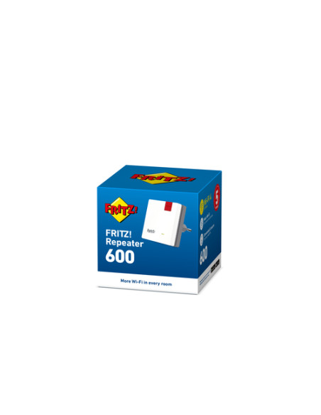 FRITZ!Repeater 600 International Ripetitore di rete 600 Mbit/s Bianco